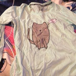 Cat sleep shirt